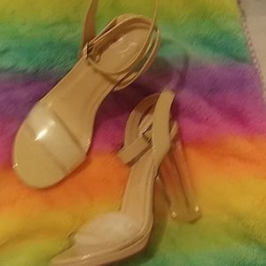 Clear heels